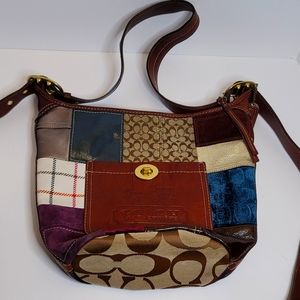 READ DESCRIPTION Coach Vintage Legacy Patchwork Bleeker Purse